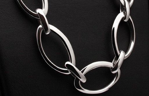 Collier in 750/- Weißgold