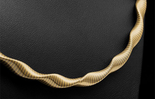 Collier in 750/- Gelb-/Weißgold