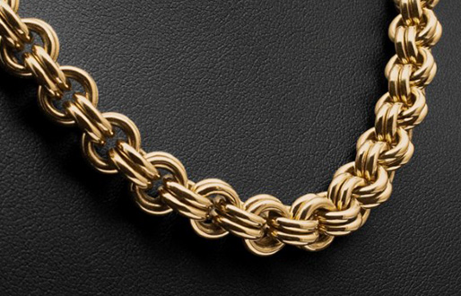 Collier in 750/- Gelbgold