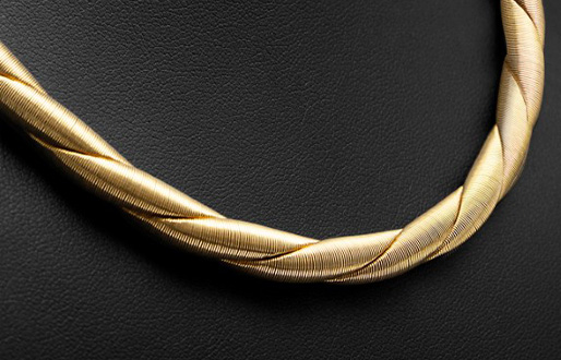 Collier in 750/- Gelbgold