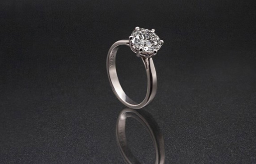 Ring mit 2,33ct Diamant-Brillant in 750/- Weißgold